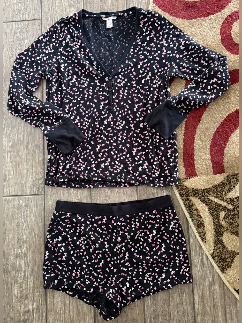 Victoria’s Secret 2-Piece Pajama Set ~ Size L~